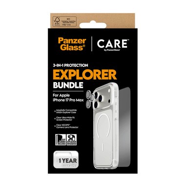 PanzerGlass | CARE by 3-in-1 Flagship Explorer Bundle iPhone 17 Pro