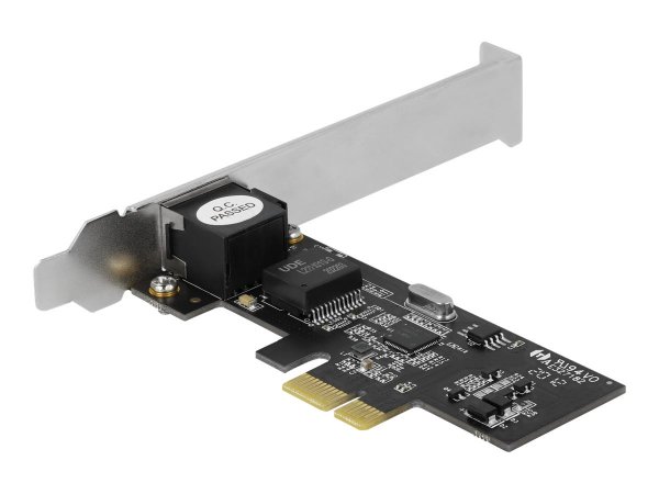 Delock PCI Express x1 Karte auf 1 x RJ45 2.5 Gigabit LAN i225 - PCIe - RJ-45 - PC - 2.5 - Cavo - Ret