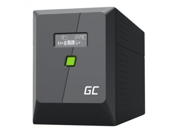 Green Cell uninterruptible power supply UPS Line-Interactive 1.5 kVA 4 AC - (offline) ups - 1500 W