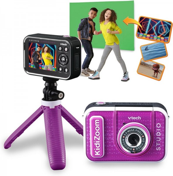 VTech Kidizoom Video Studio HD lila - Macchina fotografica digitale