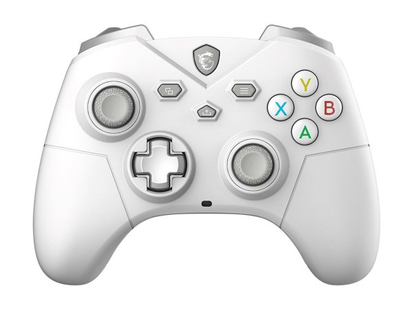MSI Force Gc300 W White Gamecontroller Wireless - Gamepad - 2 tasti