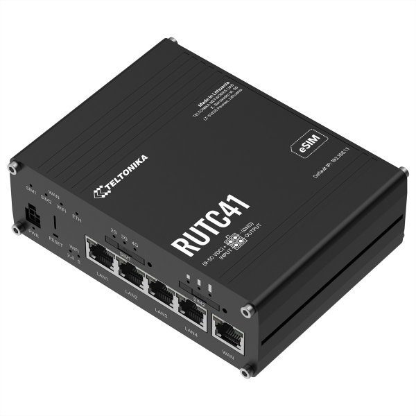 Teltonika · Router· RUTC41· 4G Edge - Router - 1 Gbps