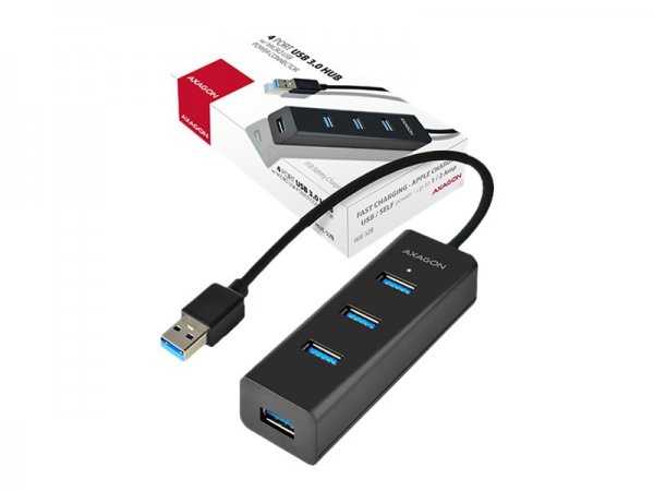 AXAGON HUE-S2B - USB 3.2 Gen 1 (3.1 Gen 1) Type-A - USB 3.2 Gen 1 (3.1 Gen 1) Type-A - 5000 Mbit/s -