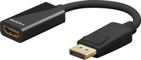 Goobay Adapterkabel DisplayPort> HDMI 8K 60Hz schwarz - Adattatore - Digitale/display/video