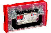 fischer 562277 - Kit di viti - Acciaio zincato - Legno - Zinco - Filettatura parziale - Testa svasat