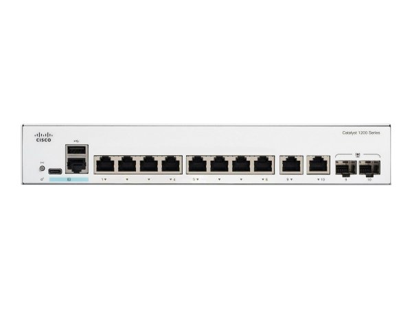 Cisco Catalyst 1200 - Gestito - L2 - Gigabit Ethernet (10/100/1000) - Montaggio rack - 1U