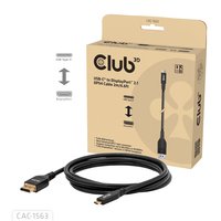 Club 3D Kabel USB Typ C DP 2.1 8K120Hz St/St - Cavo - Digitale/dati