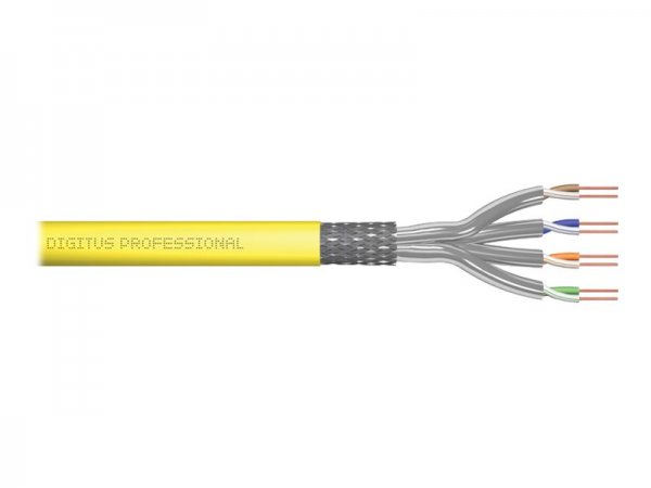 DIGITUS Cavo di installazione CAT 8.II S/FTP - 500 m - simplex - Dca-s2,d1,a1 - 500 m - Cat8.2 - S/F