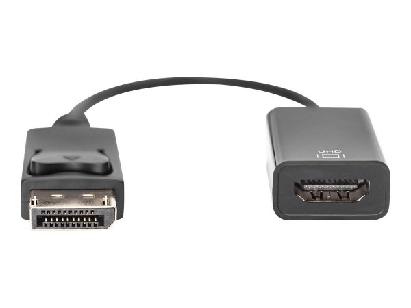DIGITUS Adattatore attivo / Convertitore DisplayPort - da DP a HDMI - 0,2 m - DisplayPort - HDMI - M
