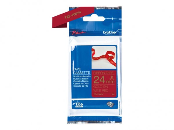 Brother TZE-RW54 - Oro su rosso - TZe - Rosso - Trasferimento termico - Cina - 5 anno/i