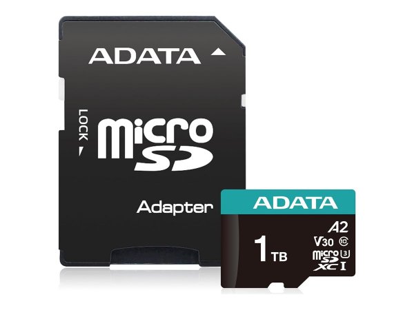 ADATA Premier Pro 1 TB microSDXC UHS-I U3 Class 10 V30 A2