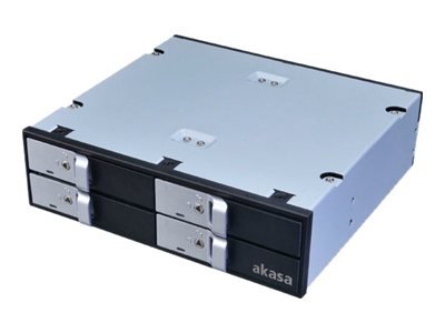 Akasa AK-IEN-02 - 2.5" - SATA - 6 Gbit/s - Nero - Plastica - Acciaio inossidabile - 148 mm