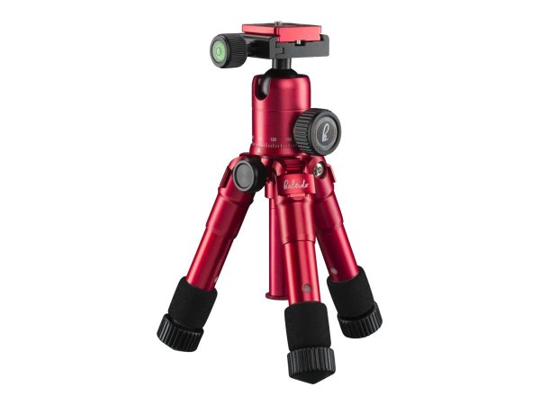 mantona 21183 - 3 gamba/gambe - Rosso - 49,5 cm