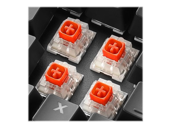 Sharkoon SKILLER SGK60 - Cablato - USB - Interruttore a chiave meccanica - QWERTY - LED RGB - Nero