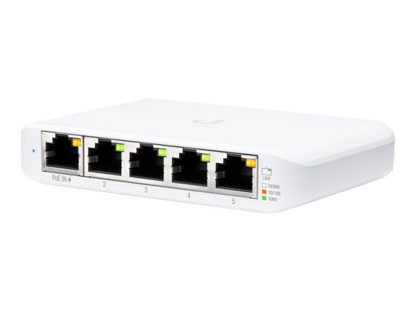 Ubiquiti UniFi USW Flex Mini - Gestito - Gigabit Ethernet (10/100/1000) - Supporto Power over Ethern