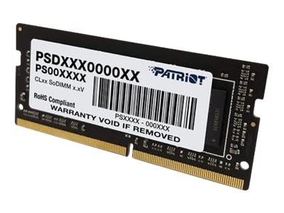 PATRIOT Memory Signature Line PSD416G26662S - 16 GB - 1 x 16 GB - DDR4 - 2666 MHz - 260-pin SO-DIMM