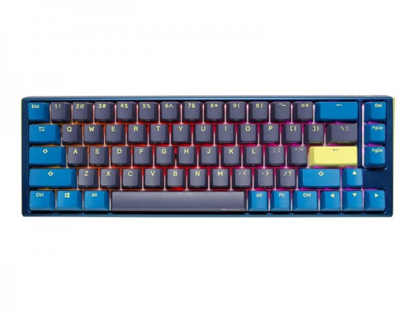 Ducky One 3 SF DayBreak - 65% - Cablato - USB - Interruttore a chiave meccanica - LED RGB - Nero - B