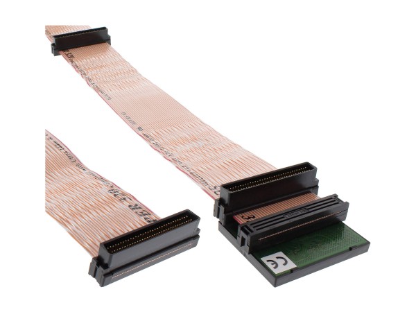 InLine Cavo piatto SCSI U320 - 68 pin - con terminatore - 0,75 m