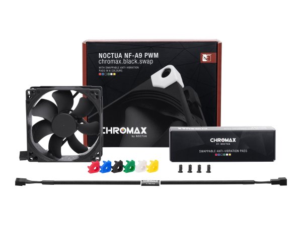 Noctua chromax NF-A9 PWM.black.swap