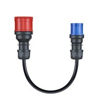 go-e Gemini flex - Nero - Dritto - Dritto - IP55 - 11 kW - 16 A