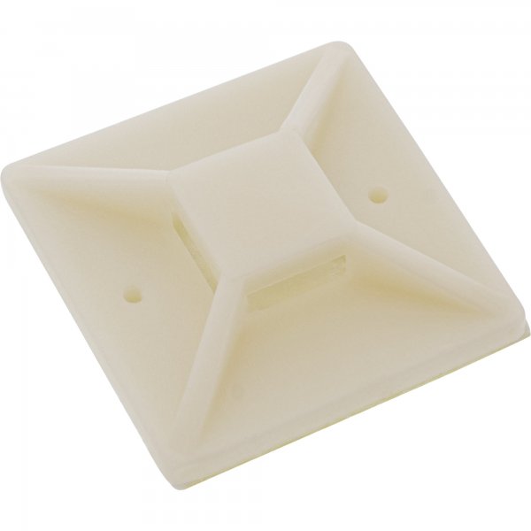 InLine Basette autoadesive 40x40mm per fascette da 10mm - neutra - 10pz