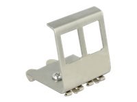 Delock Keystone Metall Halterung für Hutschiene - Rete di accessori