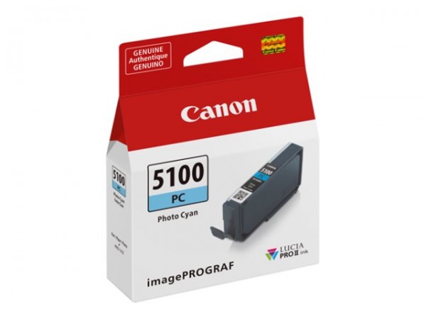 Canon Pfi-5100 Pc - - Photo Cyan - Originale - Cartuccia di inchiostro