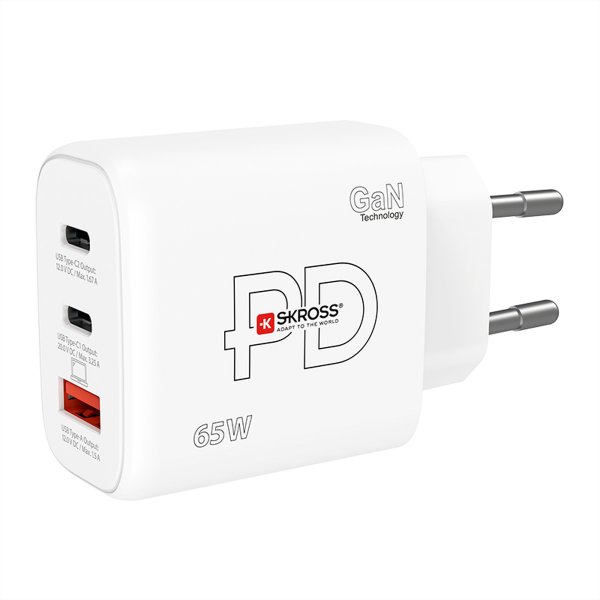 SKROSS Power Charger 65W PD GaN EU