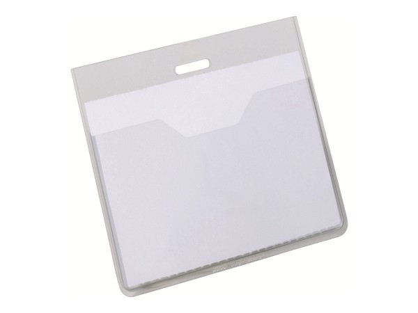 Durable Busta portanome tasca aperta 60 x 90 mm - Landscape - PVC - Trasparente - Alto - 90 mm - 60