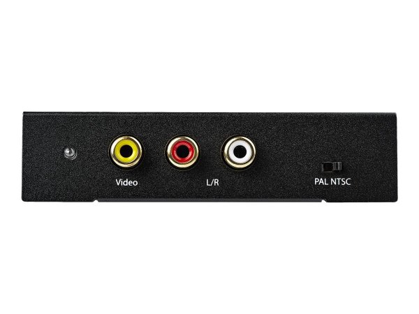 StarTech.com Convertitore HDMI a RCA con Audio - Convertitore video attivo - Nero - REACH - FCC - 19