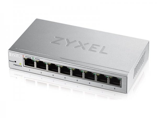 ZyXEL GS1200 Series GS1200-8 - Switch - intelligente - 8 x - Interruttore - 1 Gbps