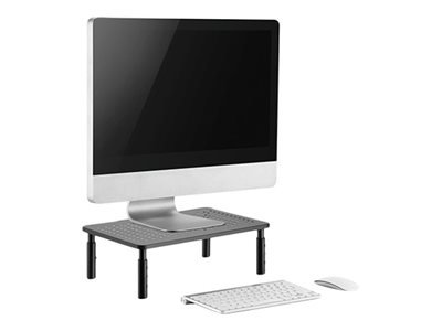 Gembird MS-TABLE-01 - Libera installazione - 20 kg - Regolazione altezza - Nero