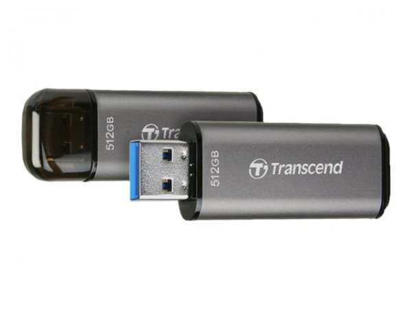 Transcend JetFlash 920 - 512 GB - USB tipo A - 3.2 Gen 1 (3.1 Gen 1) - 420 MB/s - Cuffia - Grigio