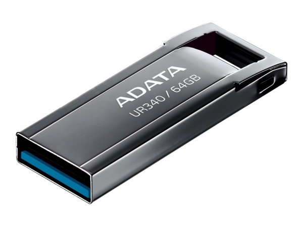 ADATA UR340 USB-Stick 64 GB USB Typ-A 3.2 Gen 2 (3.1 Gen 2) Schwarz (AROY-UR340-64GBK) - USB-Stick -