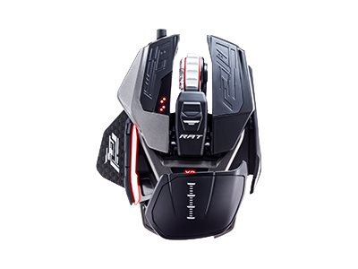 Mad Catz R.A.T. X3 - Mano destra - Ottico - USB tipo A - 16000 DPI - 16000 fps - Nero