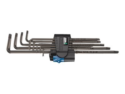 Wera 05024450001 - Chiave torx a L - T10 - T15 - T20 - T25 - T27 - T30 - T40 - T8 - T9 - Nero - Acci