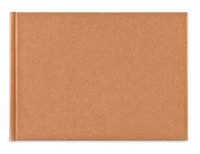 Hama Buch-Album Wrinkled 36 weiße Seiten Braun - Bürokleinmaterial