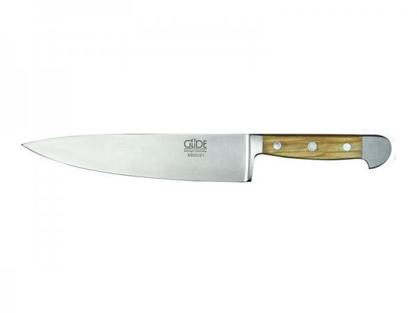 GÜDE Alpha Kochmesser 21 cm Olive