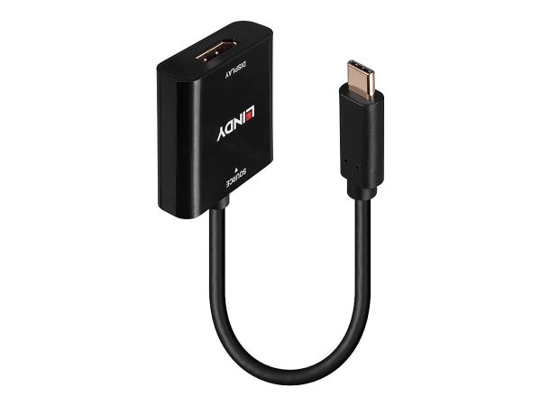 Lindy 43269 - USB tipo-C - Uscite Displayport - 3840 x 2160 Pixel