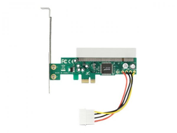 Delock Scheda Riser PCI Express x1 a 1 x PCI 32 Bit 5 V - 2 x Slot PCI Asmedia - PCIe - PCI - Cina -
