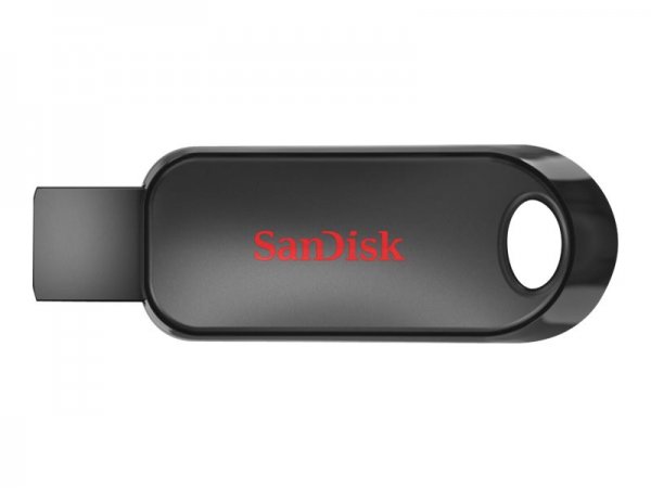 SanDisk Cruzer Snap - 64 GB - USB tipo A - 2.0 - Lamina di scorrimento - 6,1 g - Nero