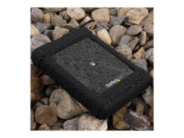 StarTech.com Box Esterno Robusto per Hard Drive - Case esterno anti-shock USB 3.0 a 2,5" SATA 6Gbps