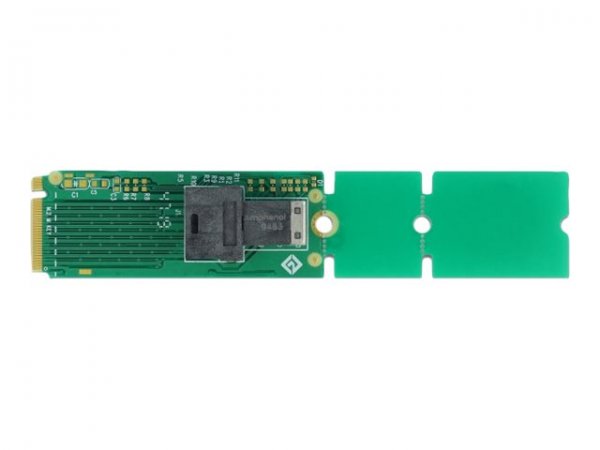 Delock Adattatore M.2 Key M a SFF-8643 NVMe 22110 / 2280 / 2260 - M.2 - SFF-8643 - Verde - Scatola d