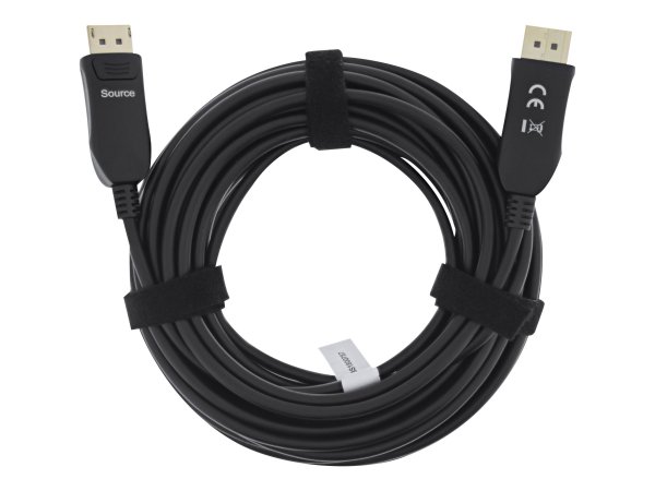 InLine Cavo DisplayPort 1.4 AOC - 8K4K - nero - 30m