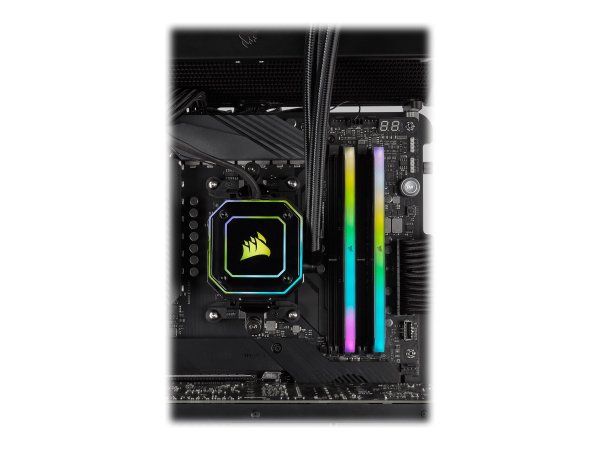 Corsair Vengeance RGB CMN16GX4M2Z3200C16 - 16 GB - 2 x 8 GB - DDR4 - 3200 MHz - 288-pin DIMM - Nero