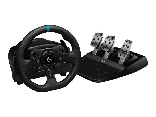 Logitech G923 - Lenkrad- und Pedale-Set - kabelgebunden - Volante - USB 2.0