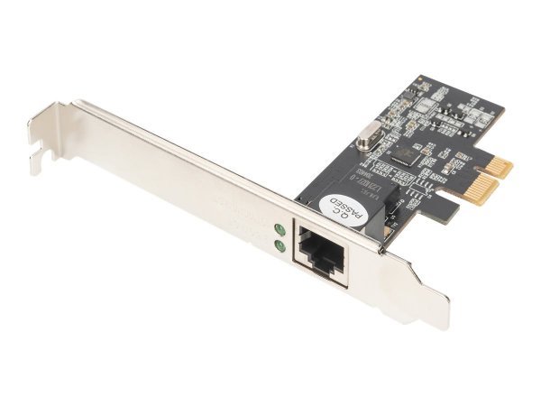 DIGITUS Scheda di rete Gigabit Ethernet PCI Express 2.5G (4 velocità) - Interno - Cablato - PCI Expr