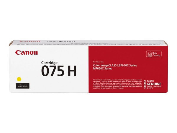 Canon Toner Cartridge 075 H Y - Originale - Unità toner