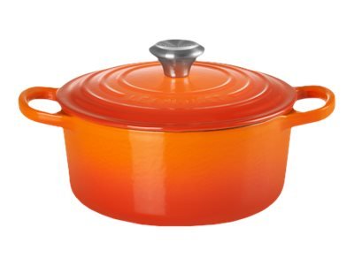 Le Creuset Signature - 1,8 L - Rotondo - Arancione - Ghisa - Smaltato - Arancione
