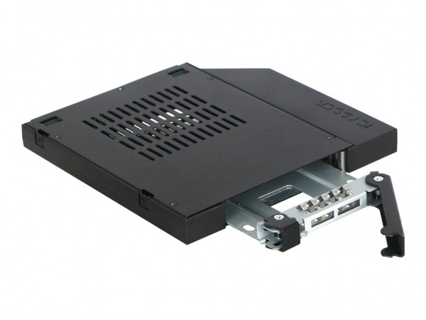 Icy Dock ToughArmor MB411SPO-1B - Laufwerksschachtadapter - 5.25" Slim Line auf 2.5" 13.3 cm